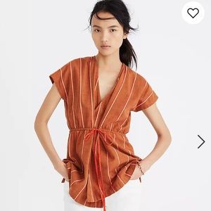 Ace & Jig Caraway Top in cognac sz M